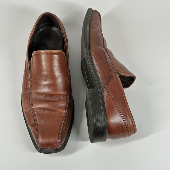 Ecco Johannesburg Venetian Loafer Men’s Size 8 Brown Leather Shoes Slip On main image 13